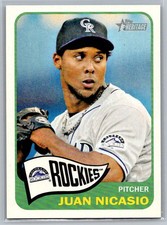 Juan Nicasio 2014 Topps Heritage Colorado Rockies #218