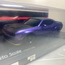 Kyosho Mini-Z 1/27 Dodge Challenger SRT Hellcat Red Eye Plum Crazy RC Body ASC 