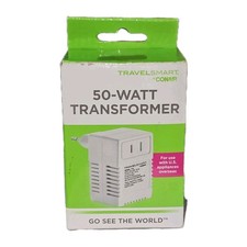 Conair Travel Smart 50W Universal Transformer Voltage Converter White 220V F12X