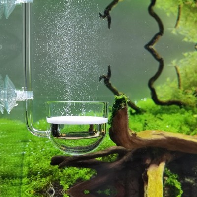 JARDLI Music Glass CO2 Diffuser for Aquarium Planted Tank 1.6'' 50-70 Gal