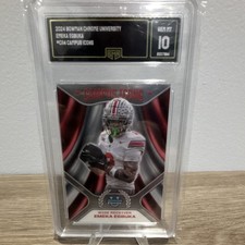 Topps 2024 Bowman University Chrome Campus Icons Emeka Egbuka CI-14 GMA 10