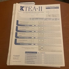 KTEA II Comprehensive Form A K-TEA