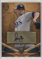 2013 Topps Supreme Retired and Active Auto Blue 7/20 Alex Cobb #SA-ALC Auto 0c2