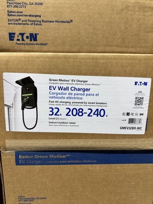 Eaton GMEV32BR-WC EV Charging Station NEMA 3R Level 2 Charger 240V 25ft Cable