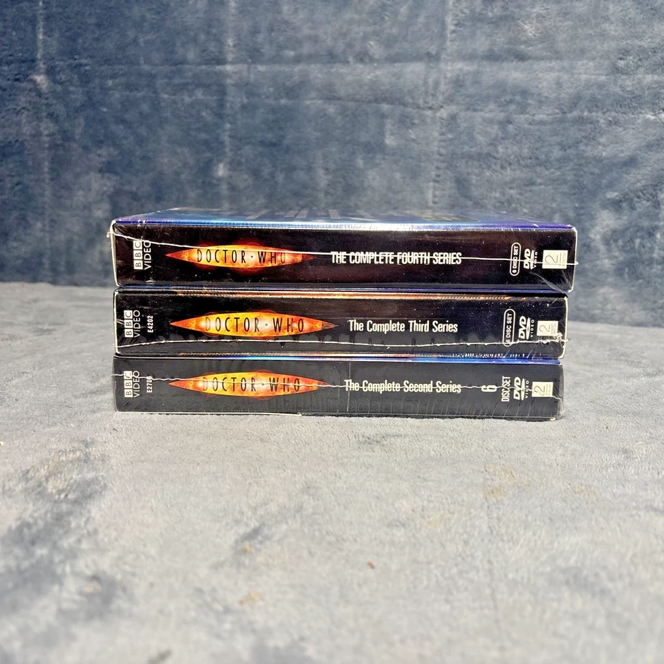 DOCTOR WHO Series Seasons 2-4 DVD Sets Sealed - Image 3 of 4