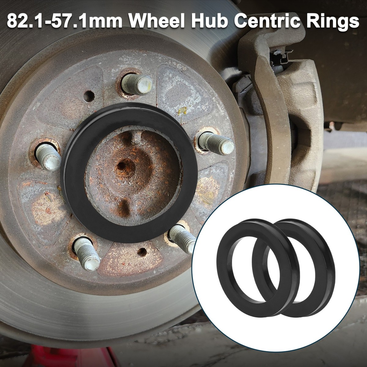 Hub Centric Ring Spacers - 83.1mm Outer Diameter To 70.5mm Inner Diameter - High-Grade Aluminum Alloy