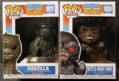 FUNKO GODZILLA VS. KONG POP MOVIES 1017 GODZILLA 1020 KONG MIB