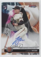 2020 Bowman's Best of 2020 Logan Webb #B20-LW Auto 0ly5