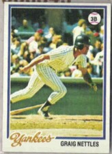 GRAIG NETTLES 1978 Topps #250. YANKEES