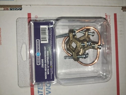 Jones Stephens J36500 12" Water Heater Tank Grounding Kit Ground Copper Wire 6 - Picture 2 of 2