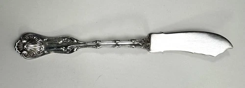 Vtg Gorham King George Sterling Master Butter Knife 7in Pat 1893 Monogram A