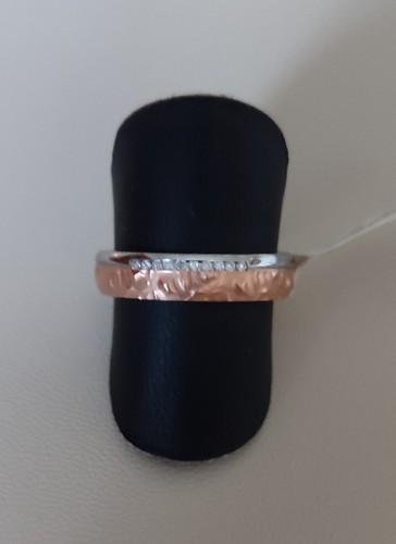 Trauring Rosegold 585/ Platin 600 10 Diamanten neu mit Etikett - Bild 6 von 7
