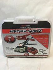 JUSTIN CASE, BOOSTER CABLES, NEW WITH CASE, PROTECTIVE GLASSES, GLOVES NEW
