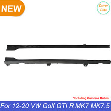 Side Skirt Extension TCR Style Gloss Black Fo...