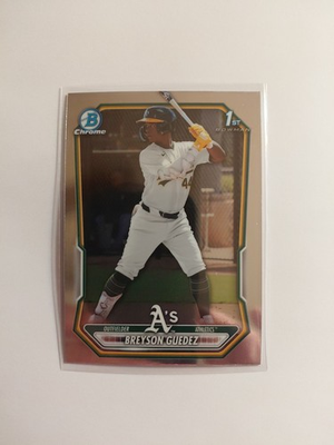 #ad BREYSON GUEDEZ 2026 Bowman Chrome #BCP 32 1st Bowman RC Athletics $0.99