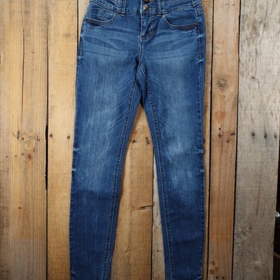 Blue Spice Women's Skinny Jeans Medium Wash Size Stretch High-Rise