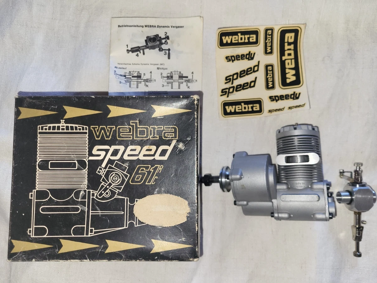 RC CAR VINTAGE 1/8 – Moteur WEBRA 20 NITRO, Modèle Mantua, Occasion