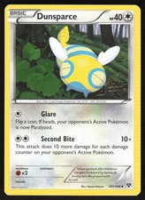 Pokemon Dunsparce Uncommon 101/146 XY Base Set LP