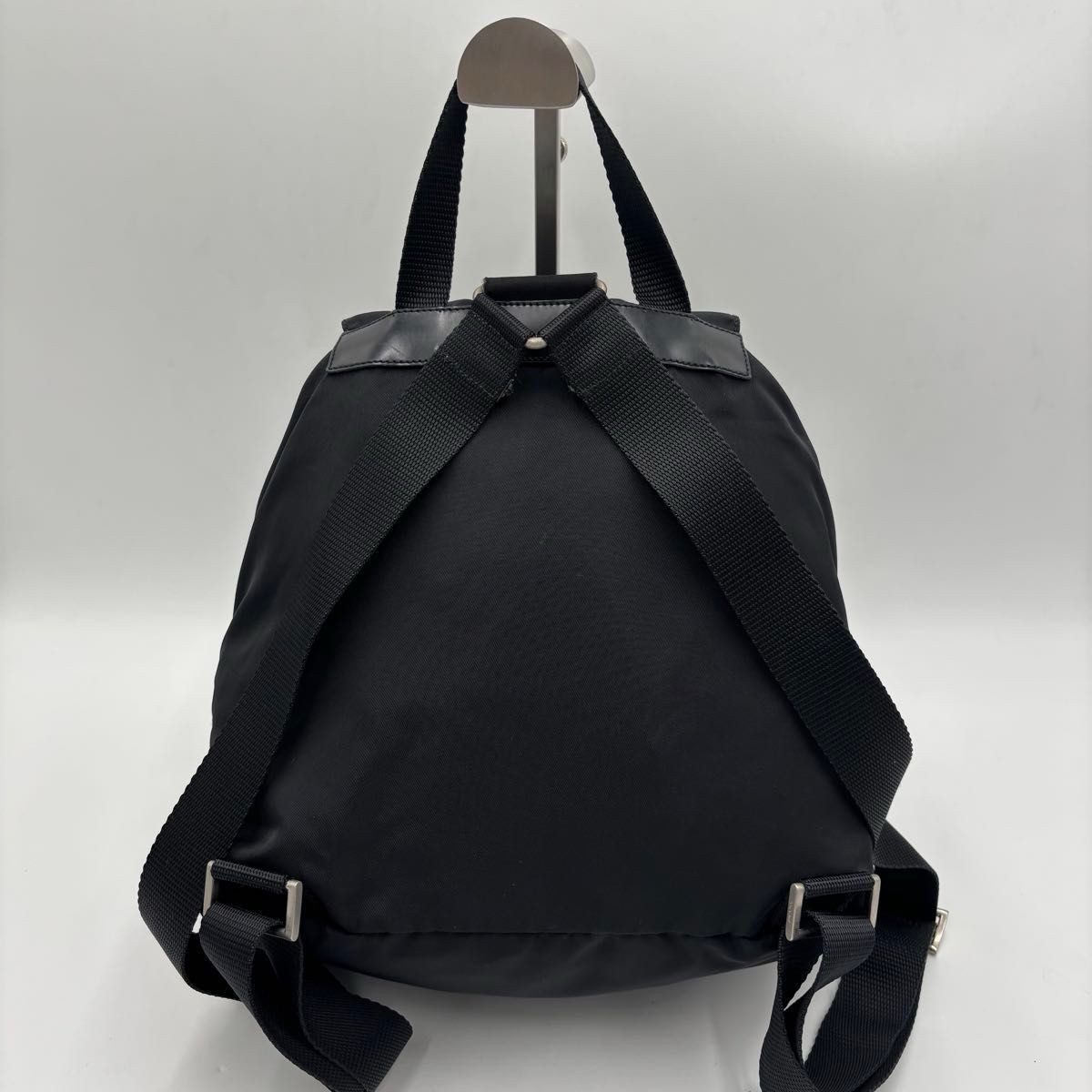PRADA Nylon Mini Rucksack Backpack Triangle Logo … - image 4