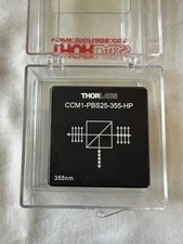 Thorlabs CCM1-PBS25-355-HP 30 mm Cage Mounted HP Polarizing BS Cube 355nm, 8-32