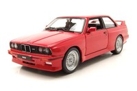 Bburago 21100 Bmw M3 (E30) Rot 1988 MaßStab 1:24 Modellauto
