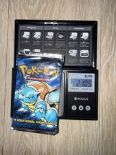 HEAVY 21.05g Blastoise 1999 Pokemon Base Set Unlimited Booster Pack Sealed WOTC