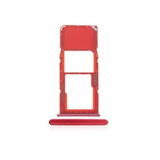 Replacement Sim Card Micro SD Card Tray For Samsung Galaxy A21s 2020 - Red