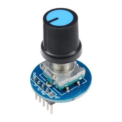 2PCS Rotary Encoder Module Rotating Potentiometer Knob Cap Digital Control 5V *h