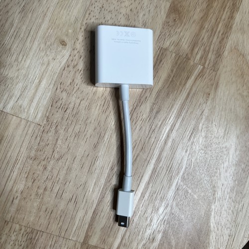 Apple A1305 Thunderbolt Mini DisplayPort to DVI Cable Monitor Adapter Genuine - Picture 2 of 4