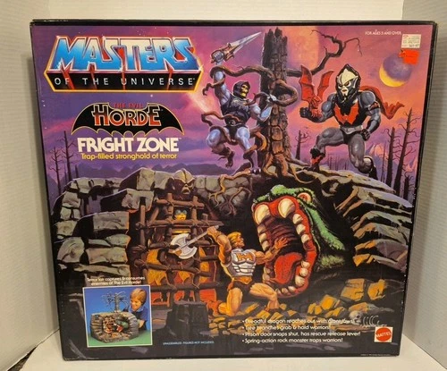 BOX  ONLY Vintage Masters Of Universe Fright Zone Playset MOTU