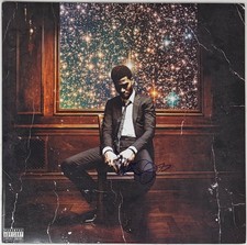 Kid Cudi Signed Autograph Man on the Moon II The Legend of Mr Rager Vinyl LP JSA