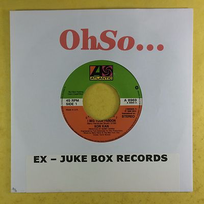 Kon Kan - I Beg Your Pardon - Jukebox Bereit - Atlantic A8969 Ex Zustand