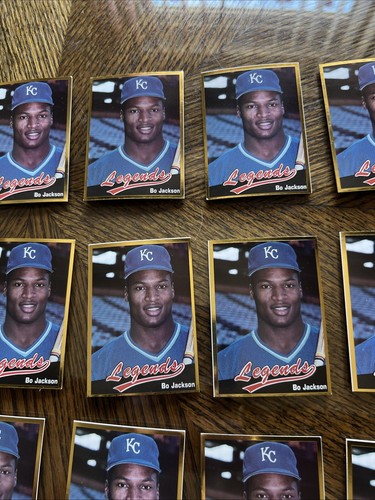No Jackson 1990 Legends Sports Memorabilia Gold Foil Kansas City Royals 31 Cards - Picture 3 of 17