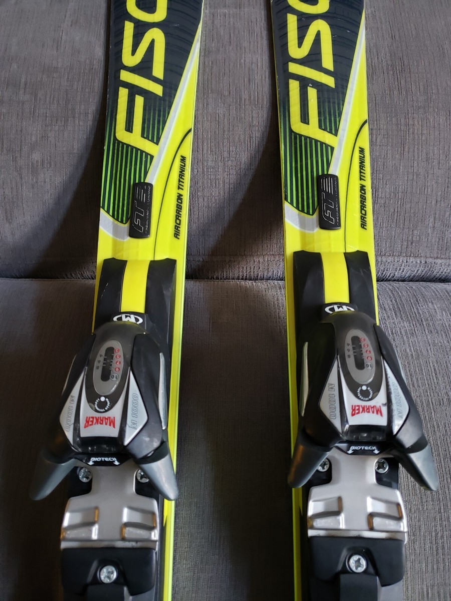 Fischer World Cup GS RC4 Rtune 150cm Race Skis With Marker M100