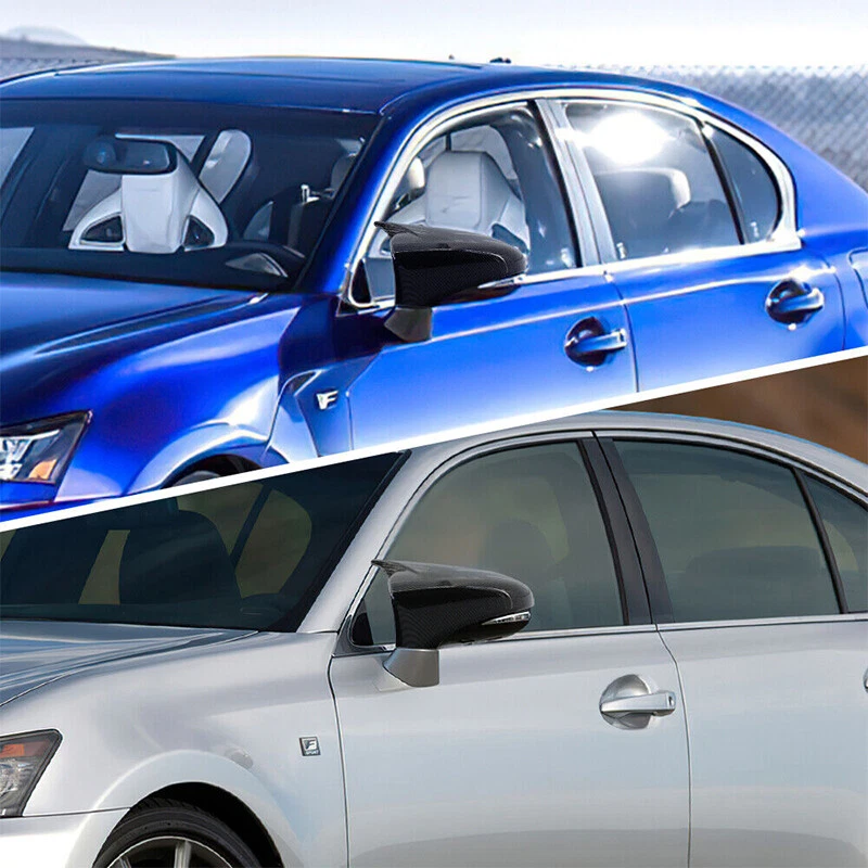 Gloss Black Wing Mirror Cap Cover Overlay For Lexus IS200t IS300 IS350 2014-19 - Изображение 3 из 4