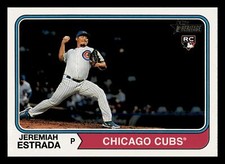 Jeremiah Estrada RC 2023 Topps Heritage #146 Rookie Chicago Cubs Centered Mint