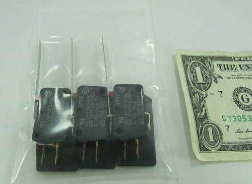 Lot 3 Omron Long Lever Shielded Barrier Micro Switches 16A/250VAC V-163-1AL5 DC - Picture 10 of 12