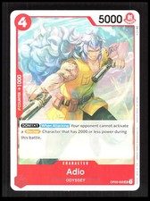 One Piece Adio OP03-002 Pillars of Strength TCG CB-1-4-C-7