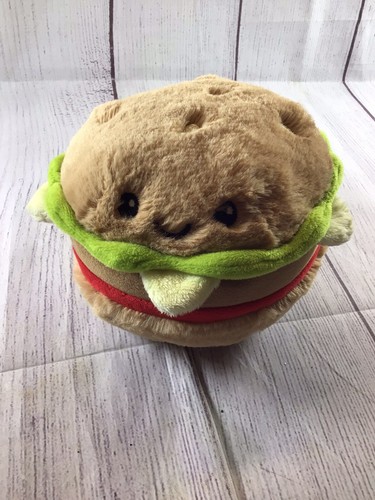 Squishable Mini Comfort Food Hamburger Cheeseburger Plush Toy Pillow 7”