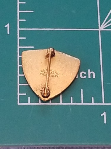 Vintage Judge Not Kindness & Courtesy Revers Hut Weste Pin Tie Tack goldfarben & - Bild 5 von 5