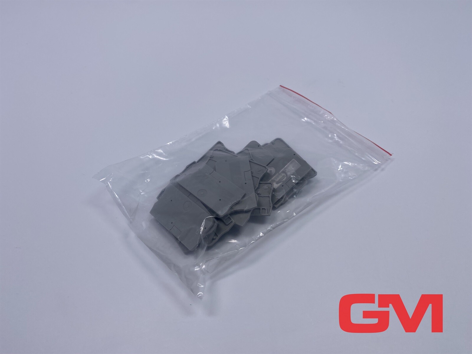 VE 20X Phoenix Contact End Cover 3208142 D-PT 1.5/S Gray