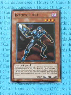Inzektor Ameise ORCS-DE018 Common Yu-Gi-Oh Karte 1. Auflage Neu