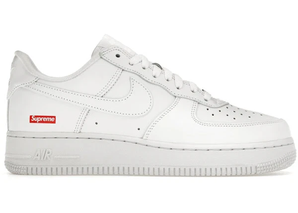 Taille 11M/12,5W   Nike Air Force 1 Low Supreme Blanc CU9225 100 
