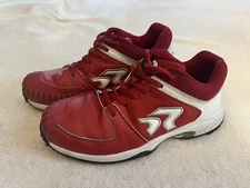 Ringor Flite Softball Turf Shoes w/ Pitching Toe Women's - Red