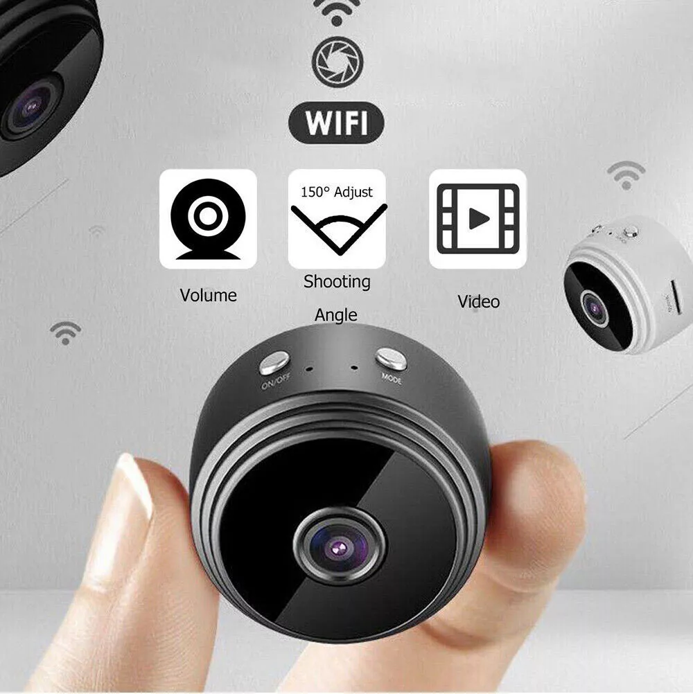 Telecamera spia microcamera infrarossi wifi nascosta HD micro