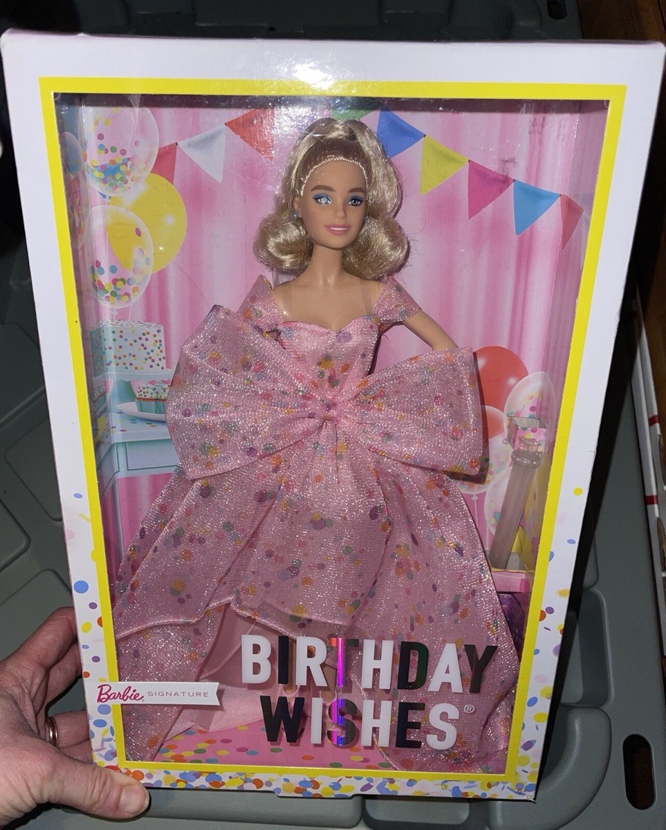 Barbie - 1997年バービーBarbieヴィンテージ 皿プレート限定コレクション Vintage Mattel,Birthday Surprise Barbie 1997 NRFB Imperfect