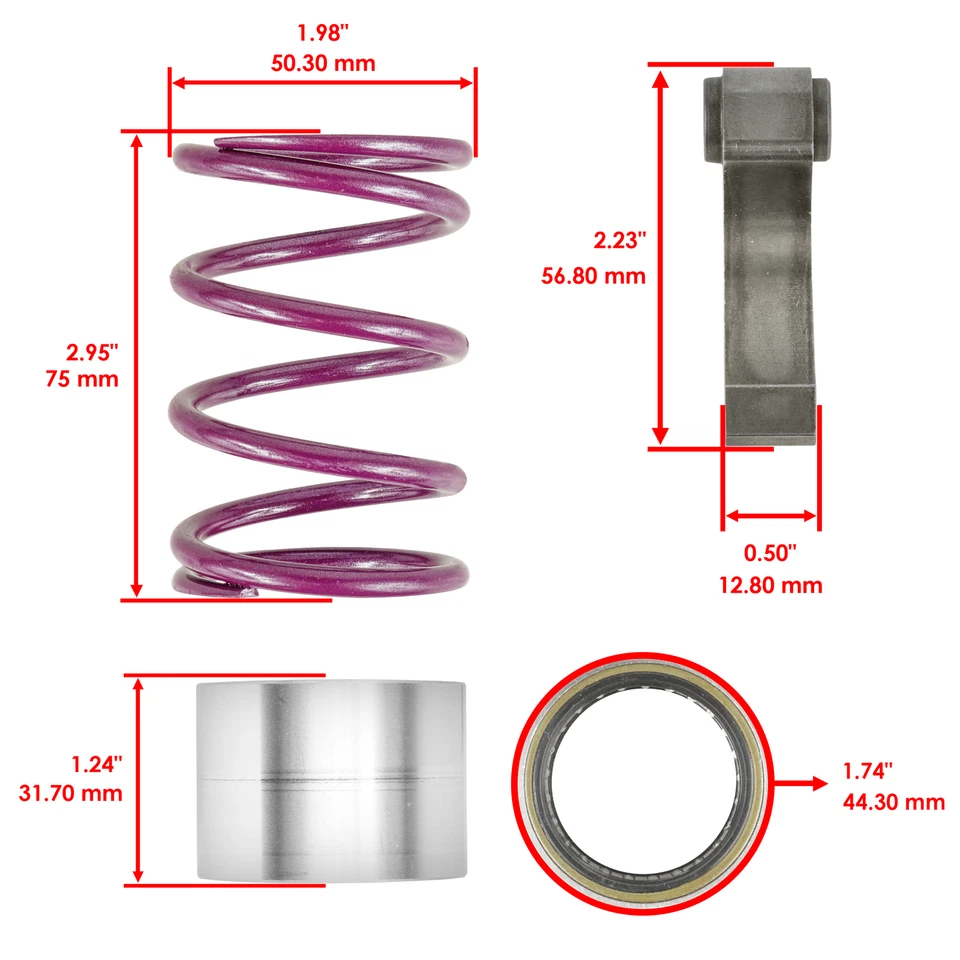 Kit completo de reconstrucción de embrague de accionamiento primario para Polaris RZR XP 900 2012 2013 Foto 2 de 4