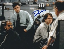 * OFFICE SPACE * signed autographed 8x10 photo * DAVID HERMAN & AJAY NAIDU * 1