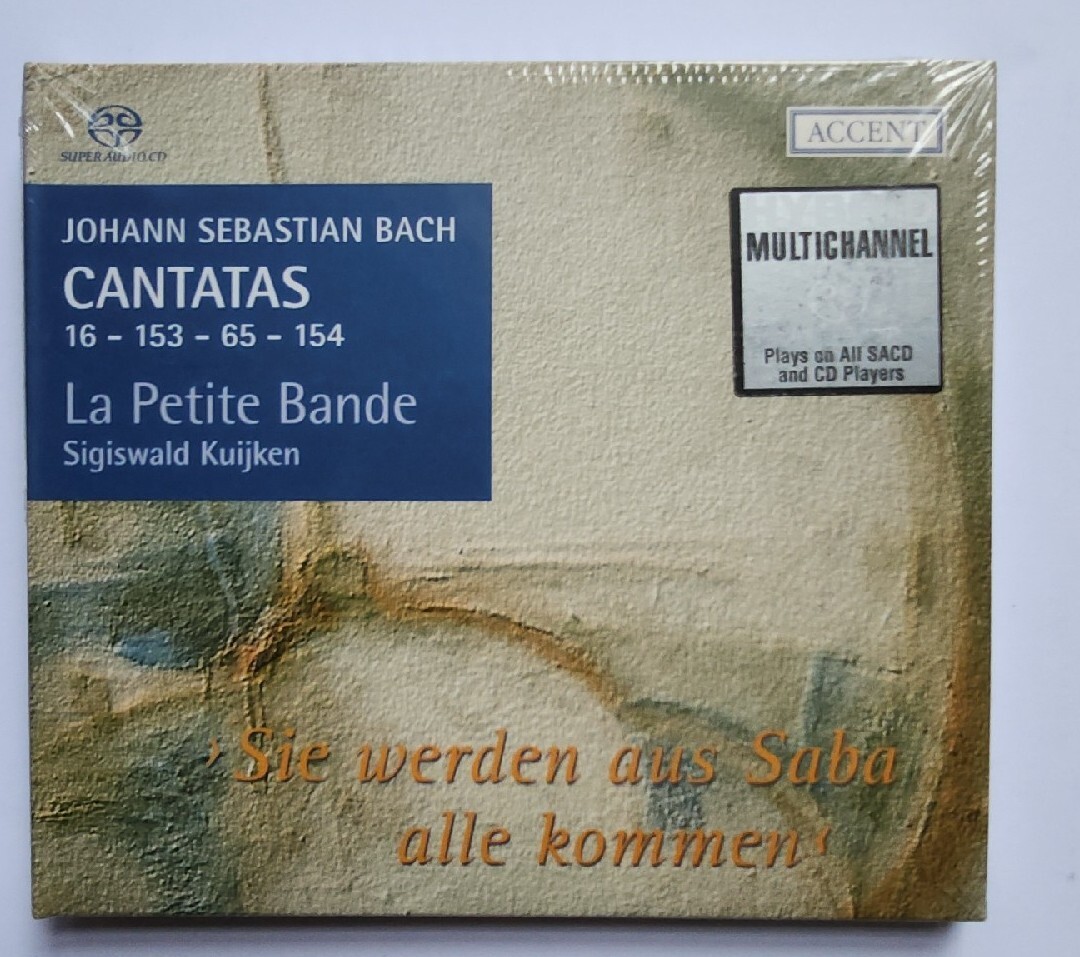 Kuijken / La Petite Bande - Bach - Cantats 16 - 153 - 65 - 154 - CD SACD NEW