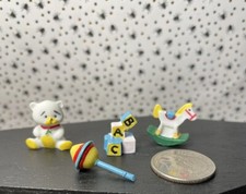 Miniature Dollhouse 1:12 Set Of 4 Toys